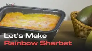 3-Ingredient Rainbow Sherbet 🥭🍨 I AUTO10S Hands-Free Slow Juicer