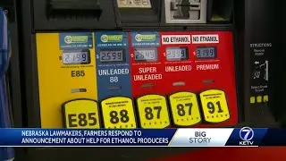 Nebraska lawmakers, farmers respond to announcement about help for ethanol producers