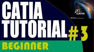 3-CATIA Beginner Tutorial:  Starting ur first sketch, Sketcher workbench, rectangles  types