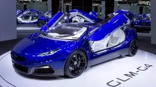 The New GLM G4 Electric Supercar previewed At Paris motor Show