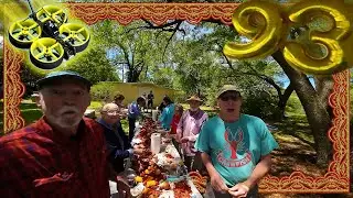 🎂Gloria's 93rd Birthday! // Louisiana Family Crawfish Boil 🦞// Cinematic FPV