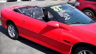 2002 chevrolet camaro z28 convertible