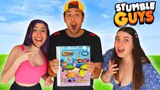 COMPLETAMOS EL ALBUM DE FIGURITAS DE STUMBLE GUYS CON LYNA Y ELA !! 100% COMPLETO