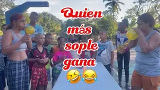 Quien más sople gana 😂😂😂😂