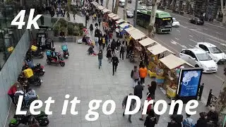 Let it go Drone in Sky Georgia Tbilisi 4K  Drone Film 3 minute