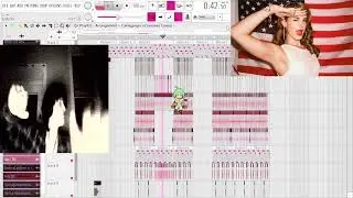 sampling national anthem of USA into Lana Del Ray beat