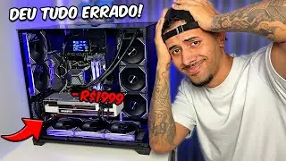 Decidi Montar o PC Gamer DOS SONHOS mas DEU TUDO ERRADO, DE NOVOOOO! 😡😭