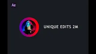 After Effects Text 2D Intro (No Plugins) Editing By Unique Edits 2M