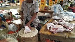 Amazing Goat Meat Cutting And Selling Shop | Goat Leg Cutting | Meat Cutting Master