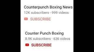 COUNTERPUNCH BOXING NEWS & COUNTERPUNCH BOXING CHANNELS EXPLAINED