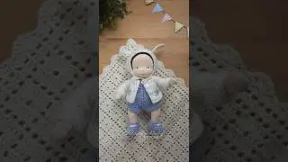 custom made 7 inch /18 cm Waldorf baby doll #handmadedoll #waldorfdoll #ragdoll