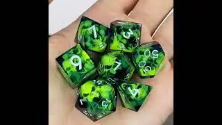 Dnd dice set for dnd green spirit www.DiceAndGame.com #dnd #dice #dungeonsanddragons