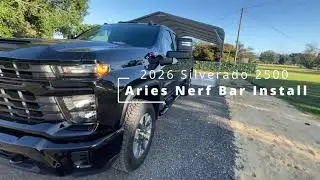 Chevy Silverado 2500 Nerf Bar install