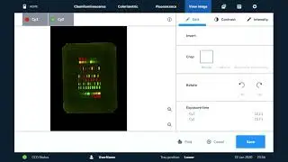 Amersham&trade; ImageQuant 800 Сеанс №16: Доступ к сохраненным изображениям в библиотеке изображений