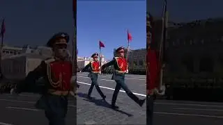 How to march correctly with Soviet officer RPK boots at a military parade