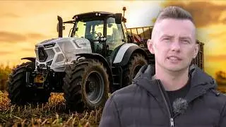 Prawdziwa perła wśród traktorów - białe Lamborghini