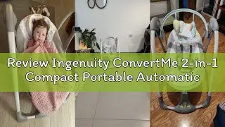 Review Ingenuity ConvertMe 2-in-1 Compact Portable Automatic Baby Swing & Infant Seat, Battery-Savin