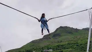 Manali Masti jhula game Manali ghumne ki Masti Beti Manali tour ghumne ka Maja #shortsfeed #comedy 