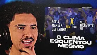 NOVENTA REAGE a (ESQUENTOU O CLIMA 😳) SOFIA, MARIA E DEVILZINHA X NEO, THORMENT E MT - BDH5ANOS