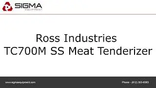 Ross Industries TC700M SS Meat Tenderizer