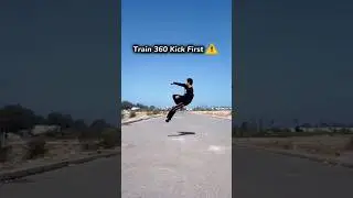 Training 360 kick first How to do this kick |The Art of Combat