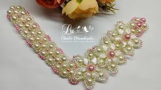 TRAMA FLORES RENDA  FRANCESA/AULA COMPLETA/Lu Chinelos Personalizados