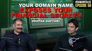 Your Domain Name Exposes Your Financial Secrets! | Deepak Daftari | #DamaniTalks