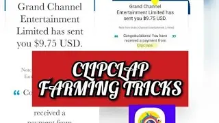 ClipClap App Farming Trick