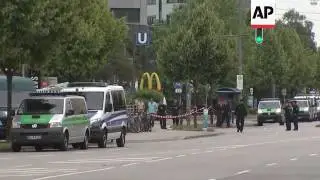 Morning scenes near Munich mall following attack