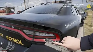 GTA V Officer Killed In The Line Of Duty During A Traffic Stop🚓🇺🇸😞