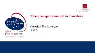 Talks - SPICE Spin Cavitronics - Yaroslav Tserkovnyak - UCLA