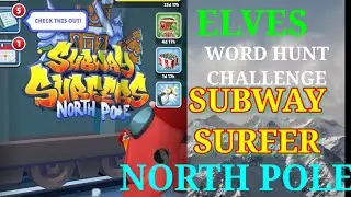 ELVES the word hunt Challenge Completed Subway Surfer North Pole Adventure 