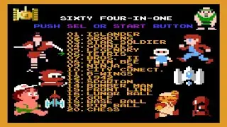 Top Games from NES 64 in 1 Cartridge