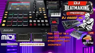 AKAI MPC ONE - #266 Building tracks: Smart Dawless sampled Midi - #MPC, #MPC_ONE, #DJ_SharpMC_LIVE