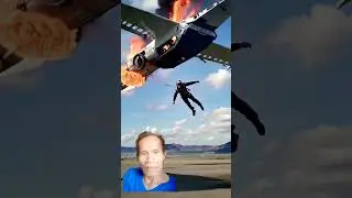 Pilot Jump After The Air Glider fire; #bumpylanding #overflight #safelanding #planechase