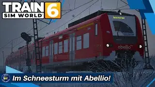 Mit ABELLIO im SCHNEESTURM!! | Train Sim World 6 | RB18 (BR425) | Stuttgart-Heilbronn | 🔊ANSAGEN🔊