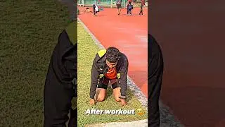 After workout vomiting 🤮#1600m #army #sprinter #trackandfield #ytshort #sprinter07 #shorts #1ksubs