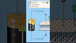 Capacitor working charging discharging