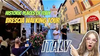 BRESCIA WALKING TOUR 2023 | Prowalk tour | 4k HDR Travel Vlog | Italy Vlog