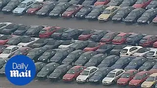 Archive: View over vast Longbridge car plant in Birmingham - Daily Mail