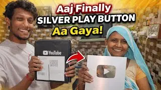 Silver Play Button Aa Gya Mera ❤️🙏