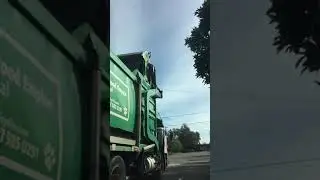 A rare Redwood Empire Desposal Curotto Can Garbage Truck
