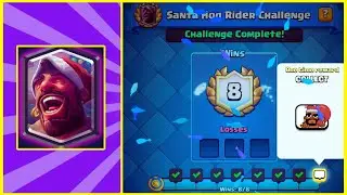 Best Deck For Santa Hog Rider Challenge - Clash Royale