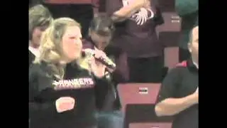 NWOSU senior Dana Miller singing 