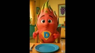 Draggy&rsquo;s Funny Morning Routine | Cute Fruit Character in 3D Kids Animation Shorts