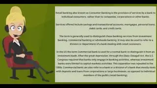 What is RETAIL BANKING? What does RETAIL BANKING mean? RETAIL BANKING meaning & explanation
