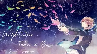 Nightcore - Take A Bow Male Version - (Lyrics)