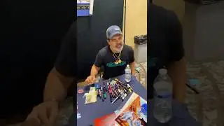 Giving Jason Griffith a Custom Sonic the Hedgehog Engraved Yeti Cup #jasongriffith #sonicthehedgehog