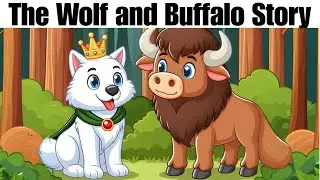 The Cunning Wolf and Intelligent Buffalo |Bedtime Stories |Learning Kids | A moral @Kidscornertv2