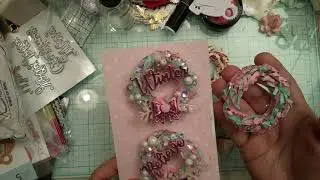 Shabby Chic  Christmas  embellishment's